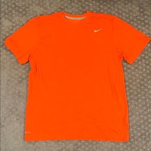 Orange Nike Dri-Fit men’s short sleeve  tee